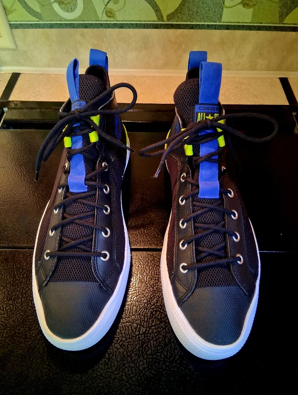Converse Chuck Taylor All Star CX High Top Black/Blue/Neon - Men’s 11.5 171680C - Picture 6 of 8